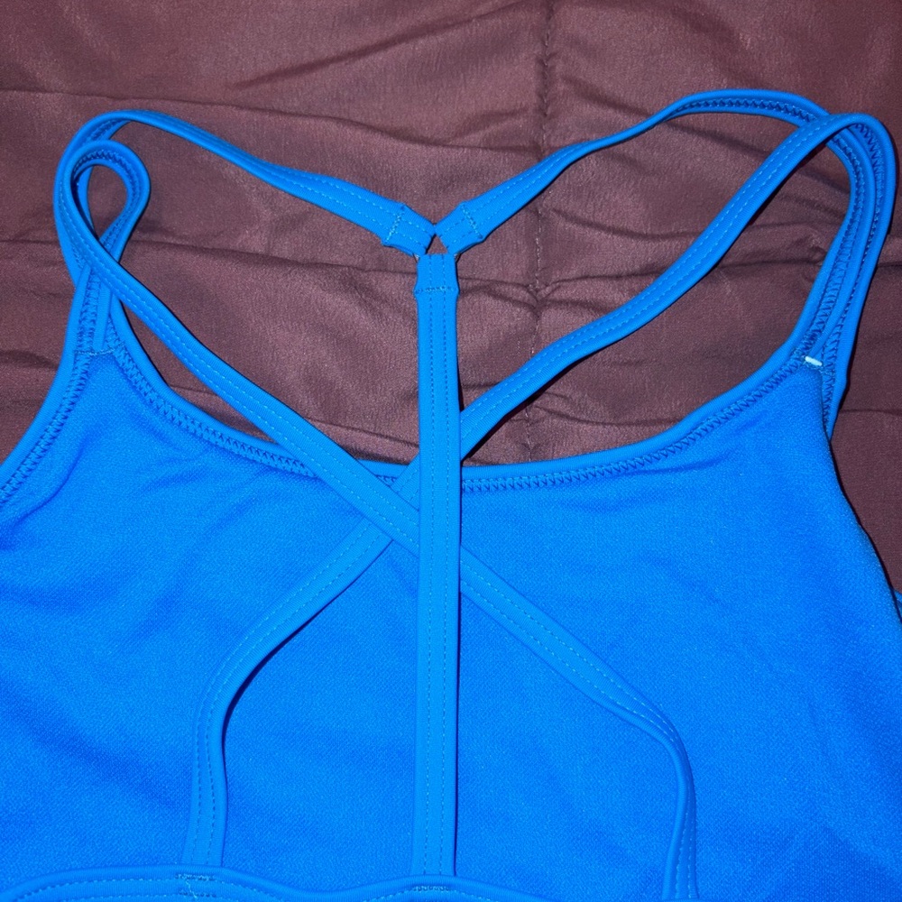 Nike Girls' Blue Graphic Tankini Swim Set Size Large - Picture 4 of 5